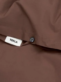 Percale Dynebetræk i Cocoa Brown