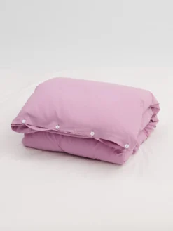 Percale Dynebetræk i Mallow Pink