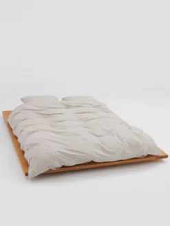 Percale Dynebetræk i Soft Grey