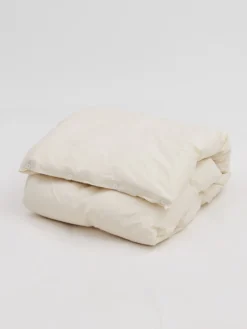 Percale Dynebetræk i Winter White