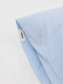 Percale Pillow Sham in Morning Blue