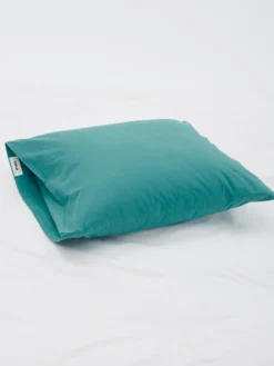 Percale Pudebetræk i Vintage Green