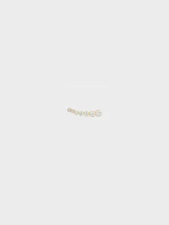Petit Croissant de Lune Ørering i 18k Guld