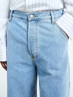 Pickerby Denim Bukser i Light Blue