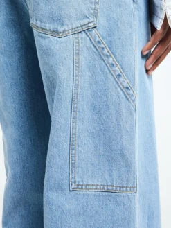 Pickerby Denim Bukser i Light Blue