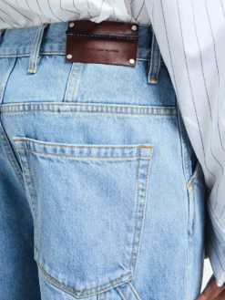 Pickerby Denim Bukser i Light Blue