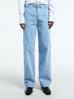 Pickerby Denim Bukser i Light Blue