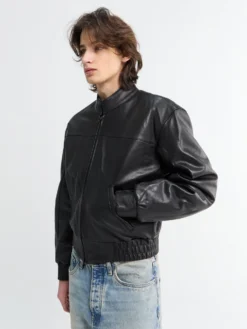 Polo Biker Jakke i Sort