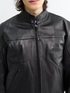 Polo Biker Jakke i Sort