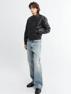 Polo Biker Jakke i Sort