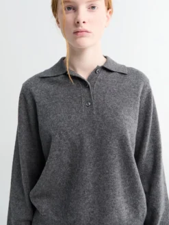 Polo T-shirt i Mørkegrå