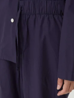 Poplin Pyjamas Bukser i True Navy