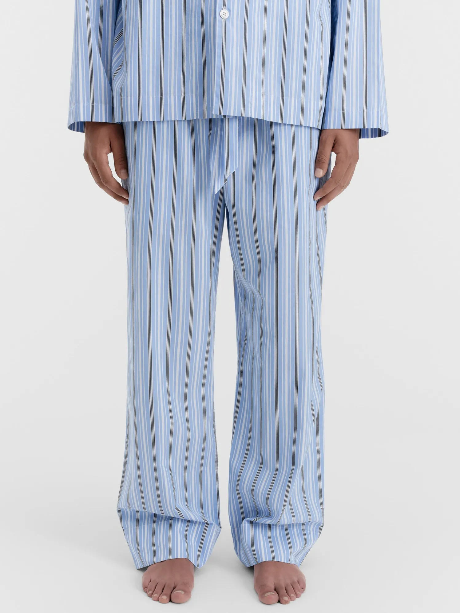 Poplin Pyjamas Pants i Stave Stripes