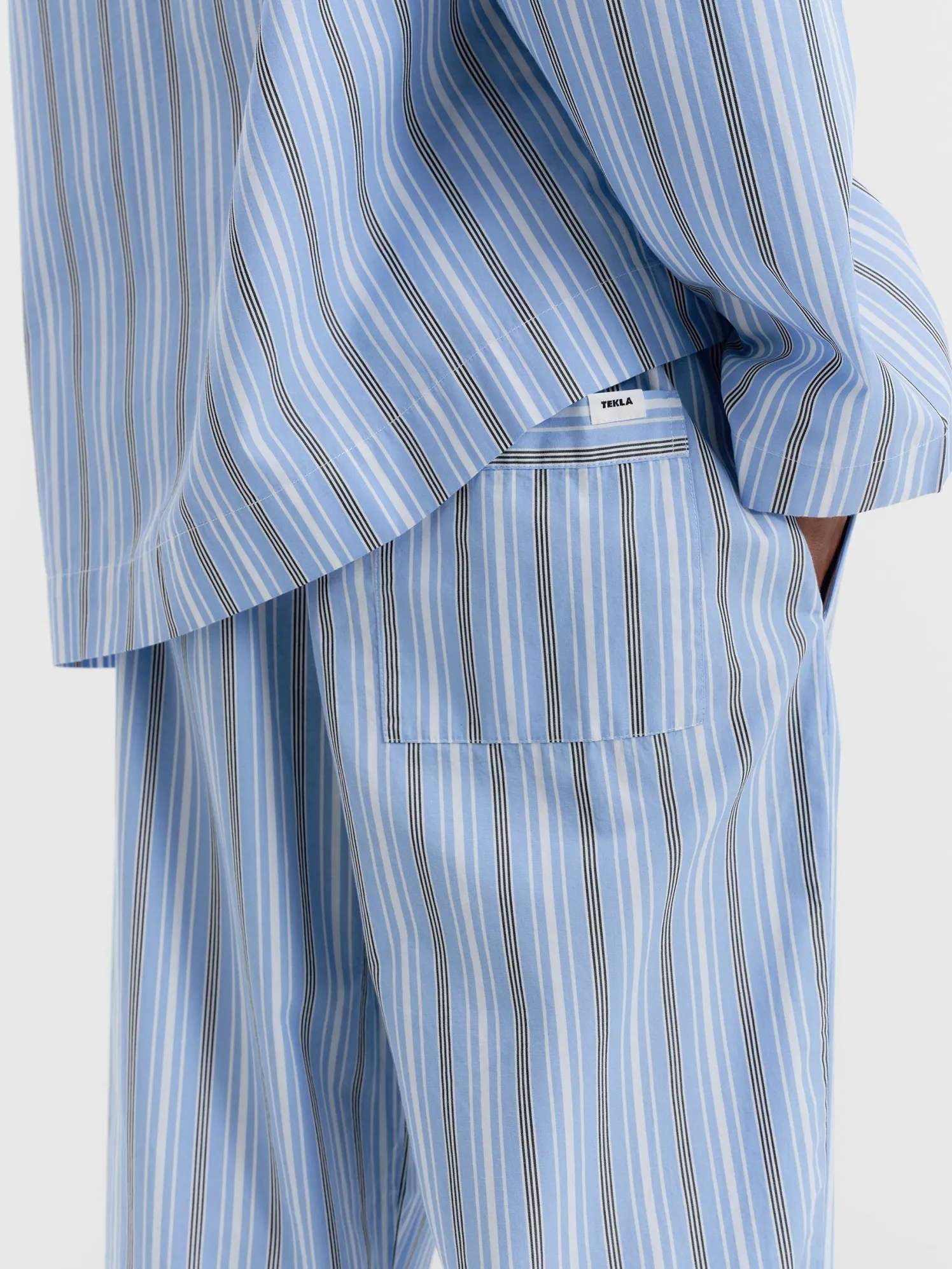 Poplin Pyjamas Pants i Stave Stripes