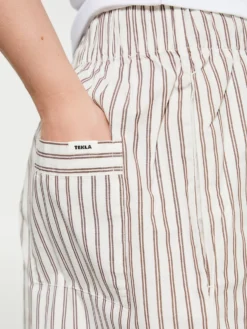 Poplin Pyjamas Shorts i Hopper Stripes