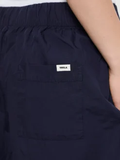 Poplin Pyjamas Shorts i True Navy
