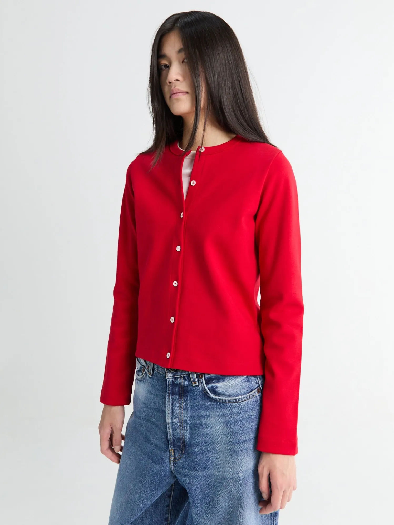 Poppy Cardigan i Apple