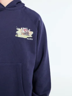 Porch Hooded Sweatshirt i Mørkeblå