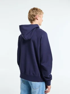 Porch Hooded Sweatshirt i Mørkeblå