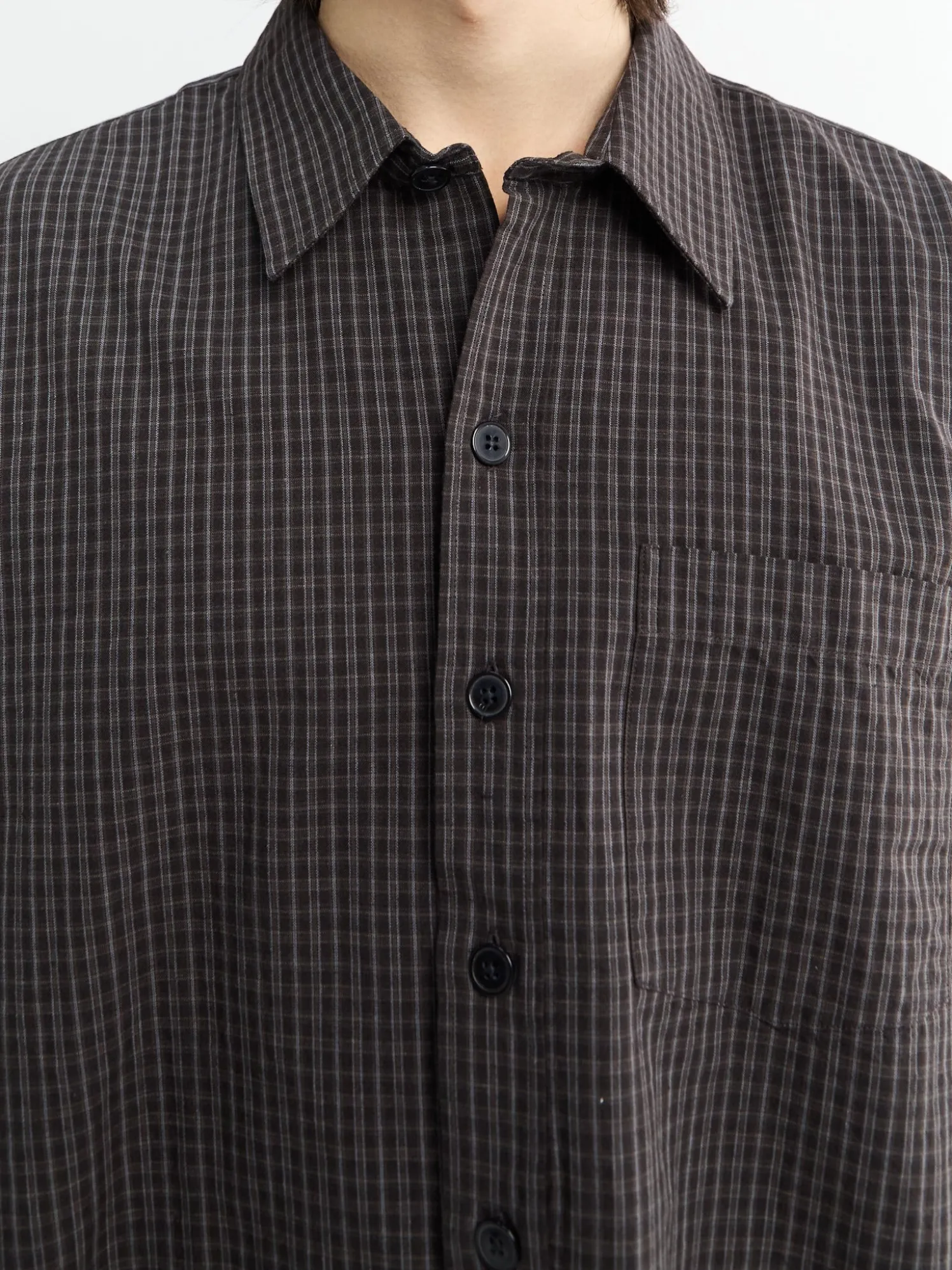 Priority Shirt i Mørk Hørtern
