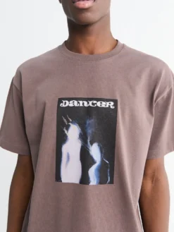 Projection T-Shirt i Brun