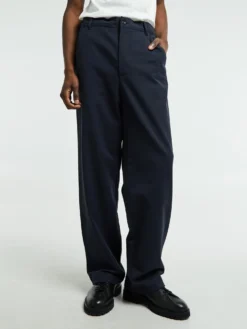 Ragnar Cotton Wool Twill Bukser i Dark Navy