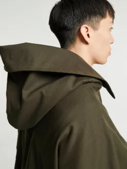 Rainer Unlined Cotton Parka i Dark Khaki Brown