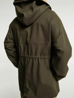 Rainer Unlined Cotton Parka i Dark Khaki Brown