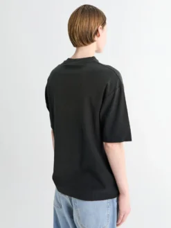 Relaxed Fit Logo T-shirt i Faded Black