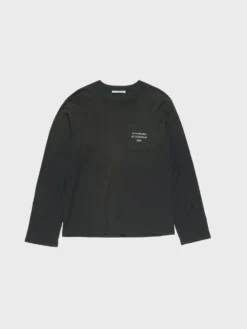 Relaxed Fit Logo T-Shirt i Faded Black