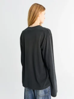 Relaxed Fit Logo T-Shirt i Faded Black