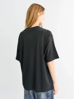 Relaxed Fit Logo T-Shirt i Faded Black