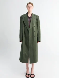 Rosea Coat i Flaskegrøn