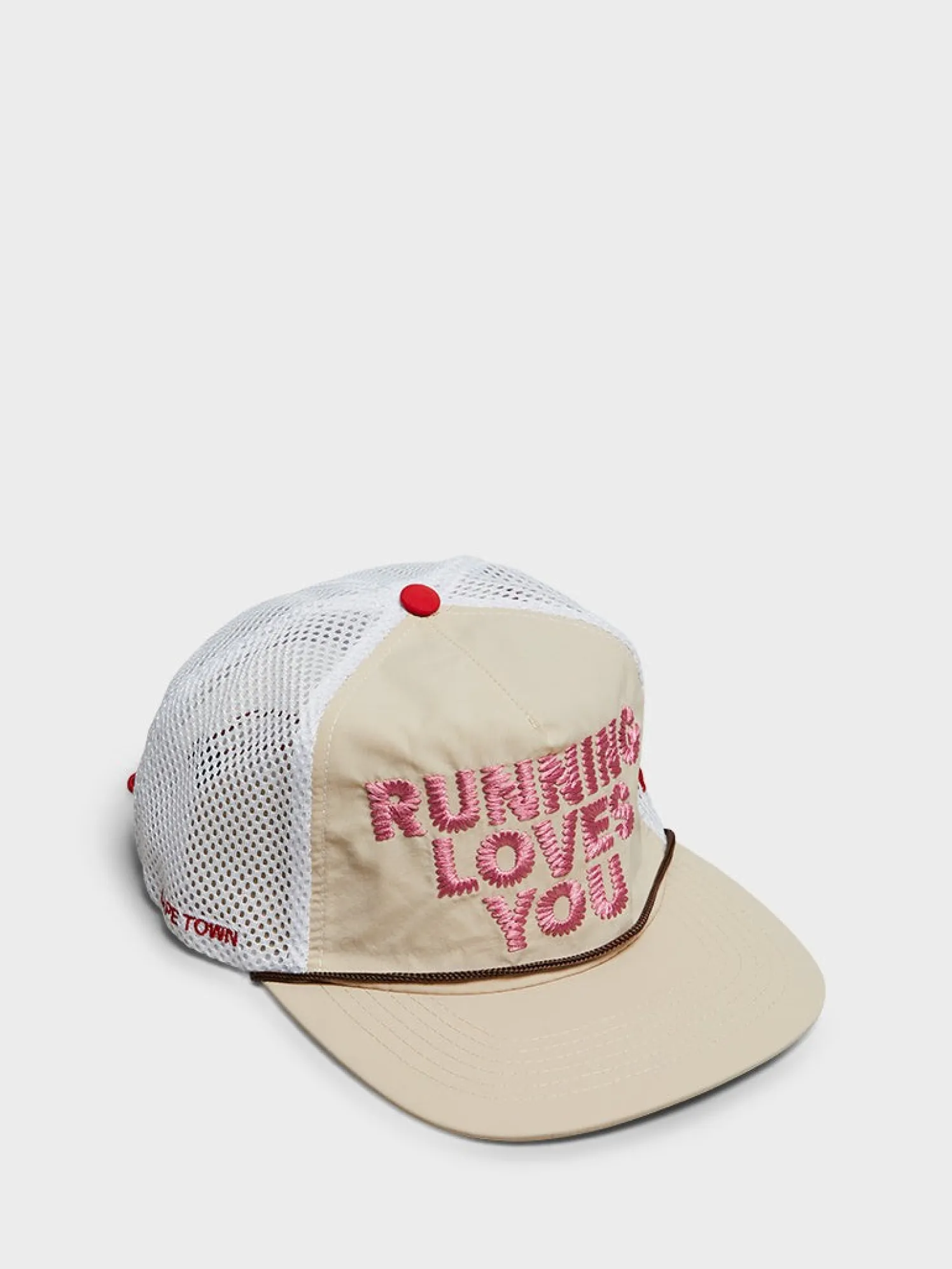 Running Loves You Trucker Cap i Pink