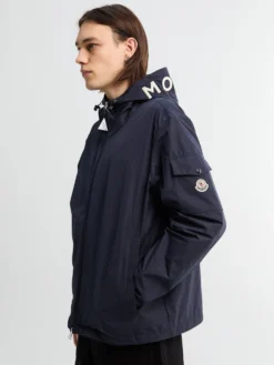 Sassiere Hooded Jacket i Navy