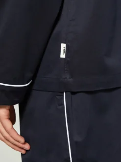 Satin Pyjamas Skjorte i Chelsea