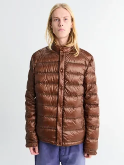 Selves Short Down Jacket i Brun