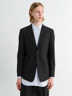 Single Breasted Blazer i Sort