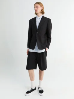 Single Breasted Blazer i Sort