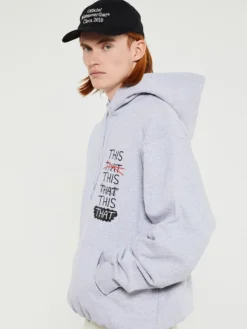 Skate Hoodie i Heather Grey