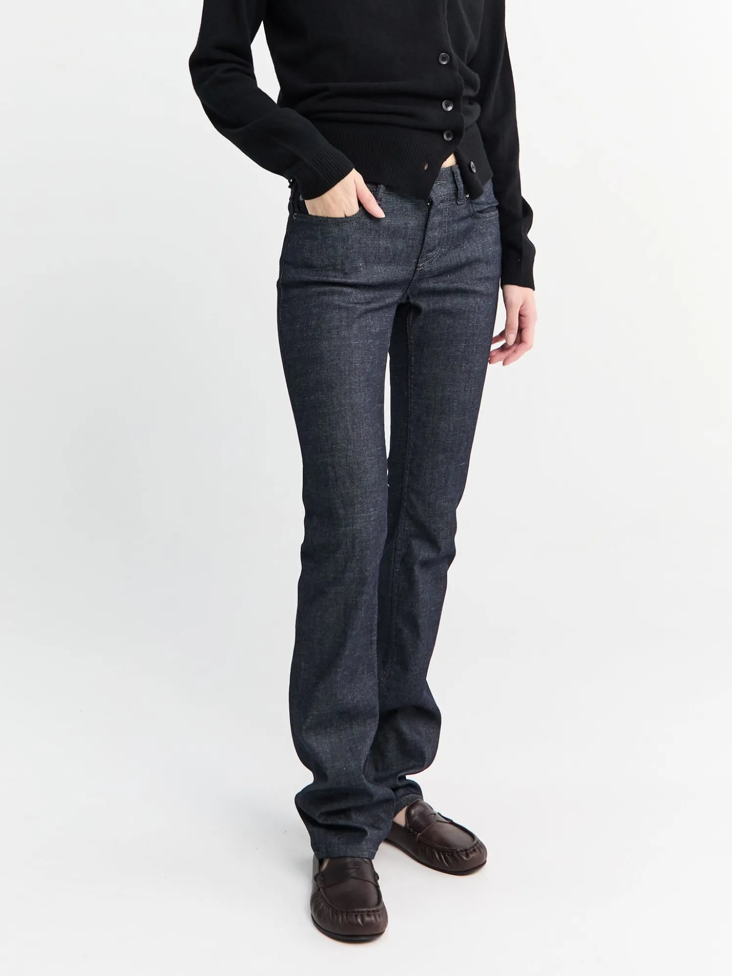 Skinny Fit 2013F Blue Roots Jeans i Mørkeblå