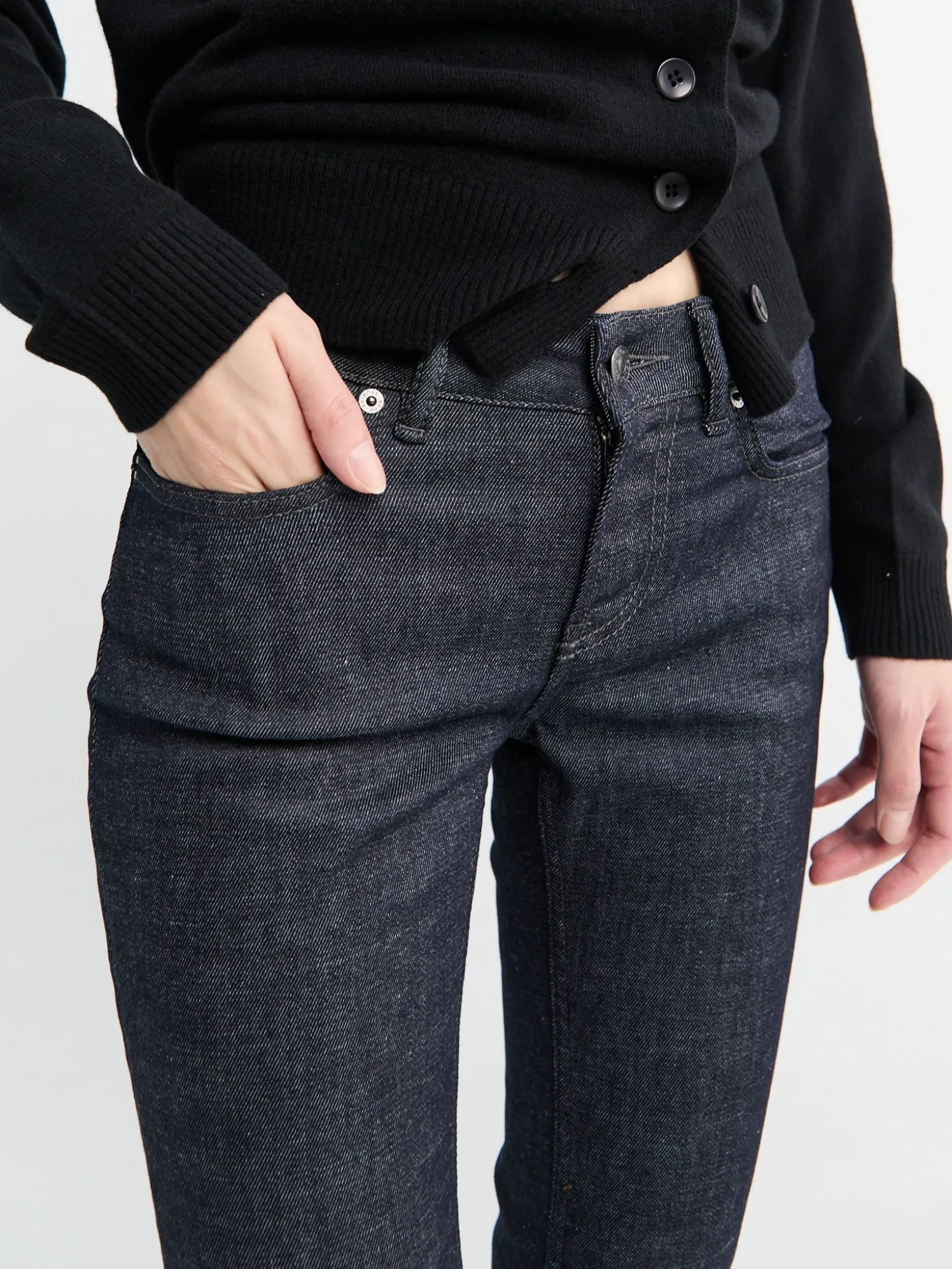 Skinny Fit 2013F Blue Roots Jeans i Mørkeblå