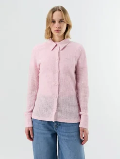 Skjorte LS i Candy Pink