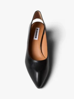 Slingback Heels i Sort