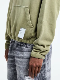 SoftCell Hoodie i Sun Bleached Military Olive