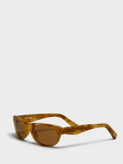Sole Solbriller i Beige, Mat Guld og Tobacco