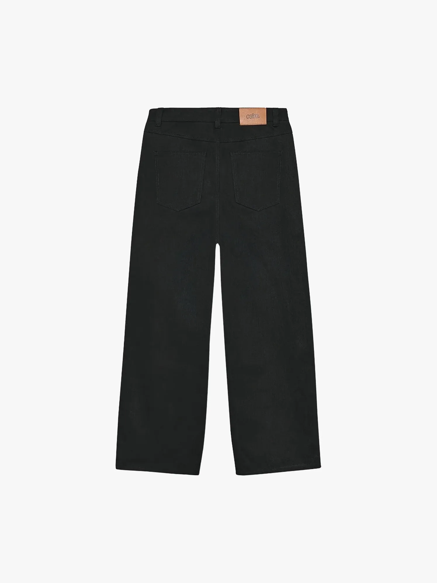 Sorte Raw Selvedge Jeans i Sort