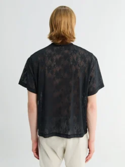 Space-Lace T-shirt i Sort SA