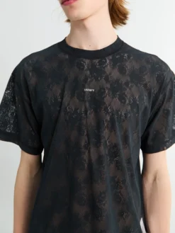 Space-Lace T-shirt i Sort SA