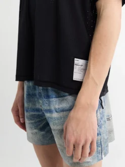 Space-O T-shirt i Sort